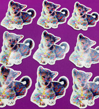 Load image into Gallery viewer, Shiba Inu Sticker Colorful Abstract Cute Shiba Inu Dog Decal