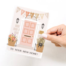 Load image into Gallery viewer, Welcome to Your New Home Door Greeting Card
