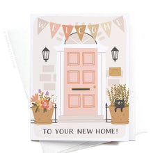Load image into Gallery viewer, Welcome to Your New Home Door Greeting Card