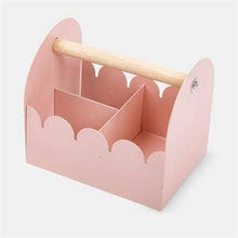 Load image into Gallery viewer, Metal Pink Wiggle Edge Caddy
