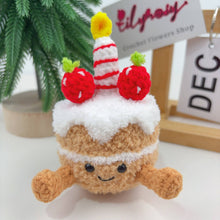 Load image into Gallery viewer, Crochet Jellycat inspired keychain bag charm, gifts, cake