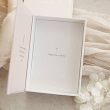 Load image into Gallery viewer, In Christ Cross Lock Necklace, Secure In Christ Necklace