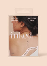 Load image into Gallery viewer, Self Love Temporary Tattoo Pack