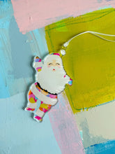 Load image into Gallery viewer, Merry & Bright Santa Acrylic Ornament