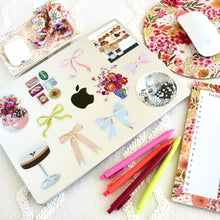 Load image into Gallery viewer, Clear Disco Ball Bouquet Sticker, 2.45x3.4in