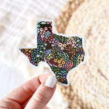 Load image into Gallery viewer, Texas State Floral Sticker 3x3in.