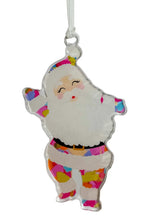 Load image into Gallery viewer, Merry & Bright Santa Acrylic Ornament