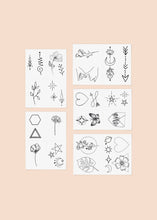 Load image into Gallery viewer, Fine Line Temporary Tattoo Pack