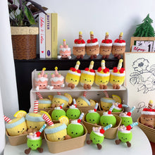 Load image into Gallery viewer, Crochet Jellycat inspired keychain, bag charm, lemon juice