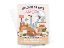 Load image into Gallery viewer, Welcome to Your New Home Boxes Greeting Card