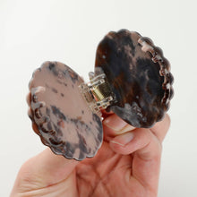 Load image into Gallery viewer, Calacatta Seashell Claw Clip - Small