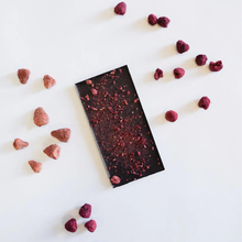 Load image into Gallery viewer, Berry Bisous  Dominican Dark Chocolate Bar -   70% Cocoa