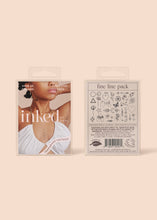Load image into Gallery viewer, Fine Line Temporary Tattoo Pack