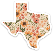 Load image into Gallery viewer, Texas State Floral Sticker 3x3in.