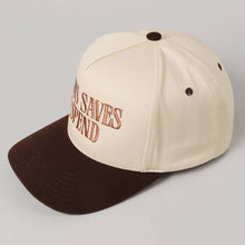 Load image into Gallery viewer, JESUS SAVES I SPEND Embroidery Trucker Hat