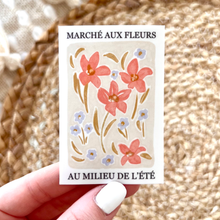 Load image into Gallery viewer, Summer Flower Market Sticker, 3x2 in.