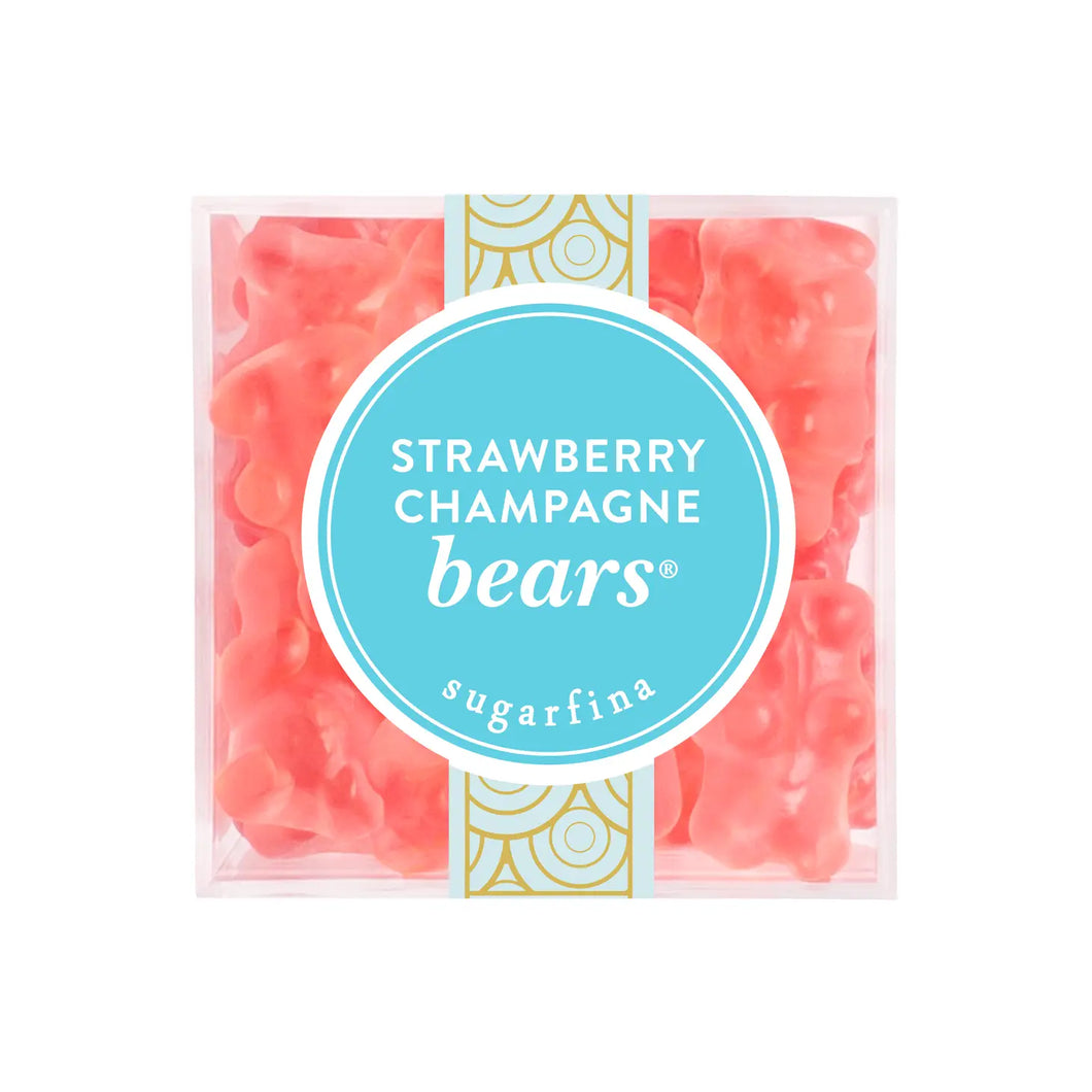 Strawberry Champagne Bears- Sugarfina