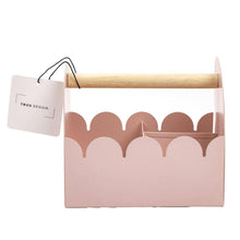 Load image into Gallery viewer, Metal Pink Wiggle Edge Caddy