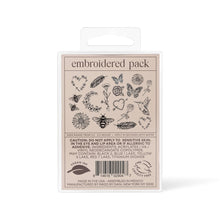 Load image into Gallery viewer, Embroidered Temporary Tattoo Pack