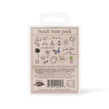 Load image into Gallery viewer, Beach Bum Temporary Tattoo Pack
