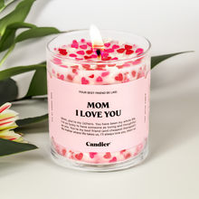 Load image into Gallery viewer, Mom, Love you Hand-Poured Soy Jar Filled Candle Home Decor