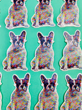 Load image into Gallery viewer, French Bulldog Sticker Colorful Abstract Cute Dog Sticker