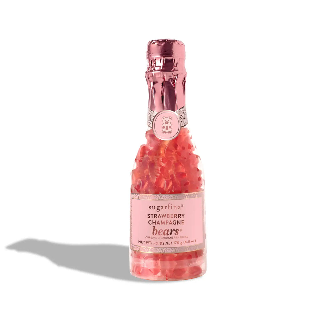 Strawberry Champagne Bears Celebration Bottle- Sugarfina