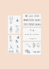 Load image into Gallery viewer, Lucky Girl Temporary Tattoo Pack