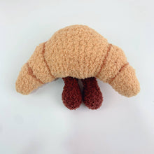 Load image into Gallery viewer, Crochet Jellycat inspired keychain, Handmade gift, croissant
