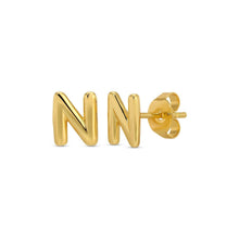 Load image into Gallery viewer, Assorted Initial Studs on Velvet