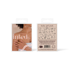 Load image into Gallery viewer, Lucky Girl Temporary Tattoo Pack