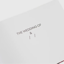 Load image into Gallery viewer, Dried Floral Wedding Guest Book
