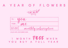 Load image into Gallery viewer, A YEAR OF FLOWERS