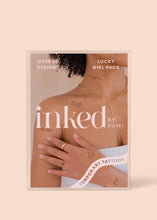 Load image into Gallery viewer, Lucky Girl Temporary Tattoo Pack