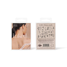 Load image into Gallery viewer, Wild Thing Temporary Tattoo Pack