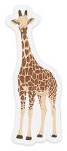 Load image into Gallery viewer, Clear Giraffe Sticker, 4x3 in.
