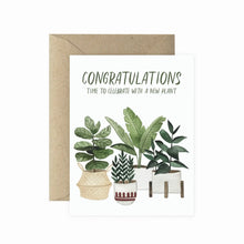 Load image into Gallery viewer, Congratulations New Plant Greeting Card