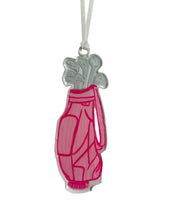 Load image into Gallery viewer, Pink Golf Bag Acrylic Ornament