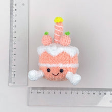 Load image into Gallery viewer, Crochet Jellycat inspired keychain bag charm, gifts, cake