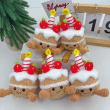 Load image into Gallery viewer, Crochet Jellycat inspired keychain bag charm, gifts, cake