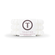 Load image into Gallery viewer, Spiral Hair Coils | Large | Coconut White Hair Ties