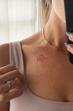 Load image into Gallery viewer, Red Ink Temporary Tattoo Pack