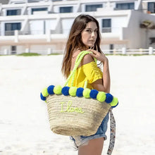 Load image into Gallery viewer, Custom beach bag, Personalized Bachelorette Party Gift