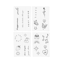 Load image into Gallery viewer, Feel Good Temporary Tattoo Pack