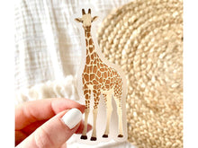 Load image into Gallery viewer, Clear Giraffe Sticker, 4x3 in.