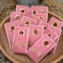 Load image into Gallery viewer, Assorted Initial Studs on Velvet