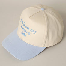 Load image into Gallery viewer, Put It On My Mom's Tab Embroidery Two-Tone Hat