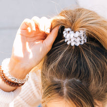 Load image into Gallery viewer, Spiral Hair Coils | Large | Coconut White Hair Ties
