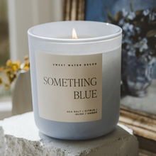 Load image into Gallery viewer, Something Blue 15 oz Soy Candle, Matte Jar