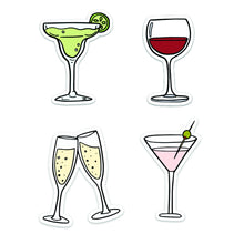 Load image into Gallery viewer, Cocktail Party Sticker Pack